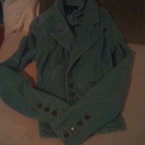 Vintage Calvin Klein seafoam green couderory jacke